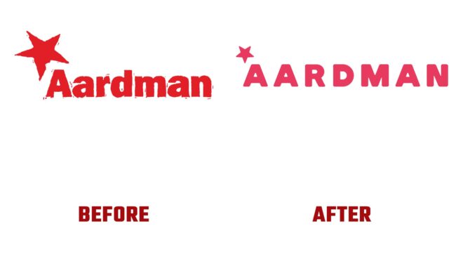 Aardman Animations Antes e Depois Logo (historia)