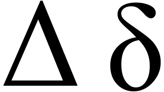 Delta Greek Symbole