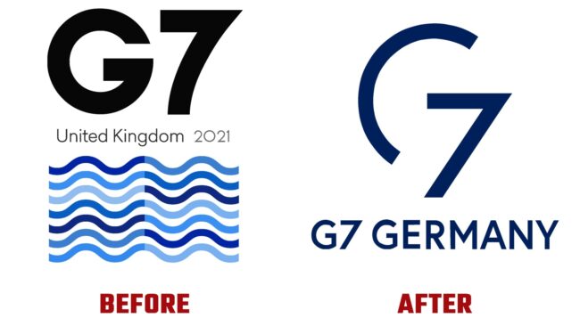 G7 Germany Avant et Apres Logo (histoire)