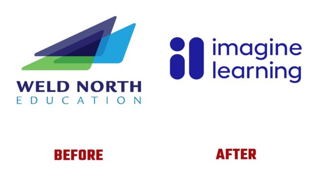 Imagine Learning Avant et Apres Logo (histoire)