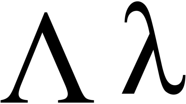 Lambda Greek Symbole