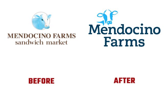 Mendocino Farms Avant et Apres Logo (histoire)