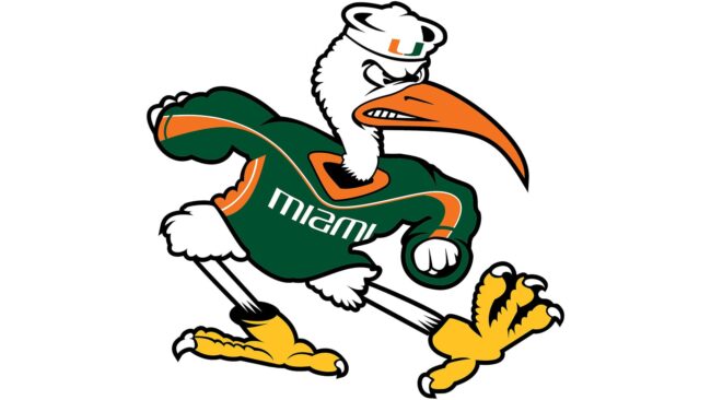 Miami Hurricanes Mascot Logo