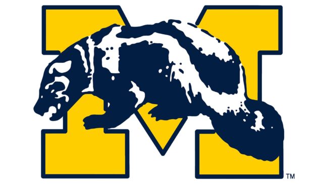 Michigan Wolverines Logo 1964-1978