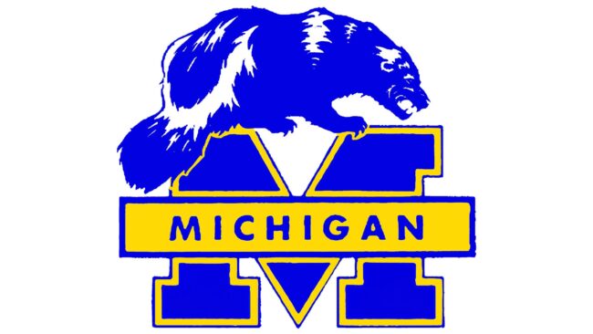 Michigan Wolverines Logo 1979-1987