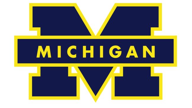 Michigan Wolverines Logo 1988-1996