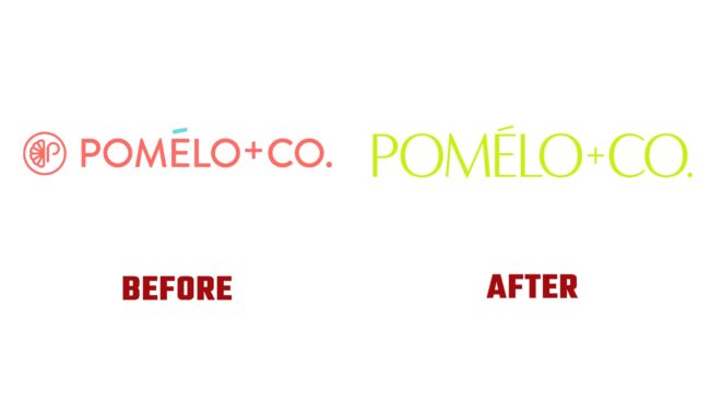 Pomelo+Co Avant et Apres Logo (histoire)