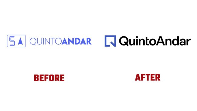 QuintoAndar Avant et Apres Logo (histoire)