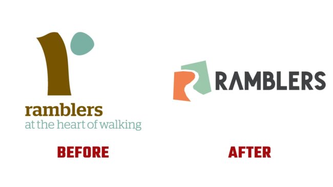 Ramblers Avant et Apres Logo (histoire)