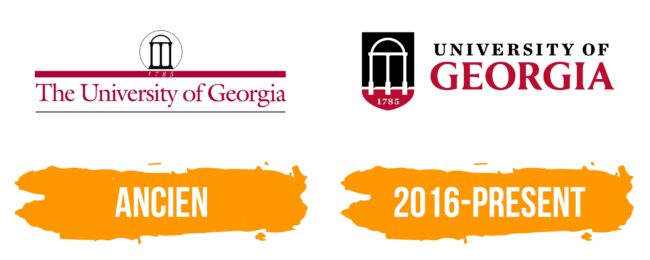 University of Georgia Logo Histoire