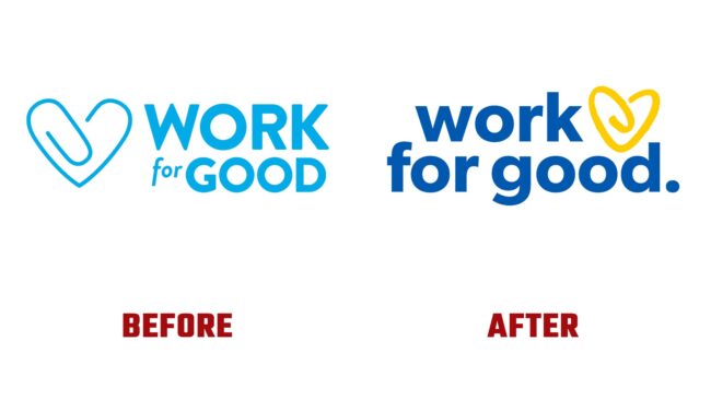 Work for Good Avant et Apres Logo (histoire)