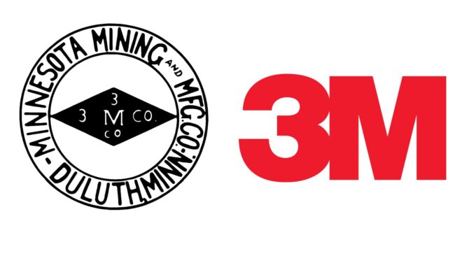 3M logos d'entreprise d'hier à aujourd'hui