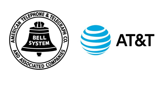 AT&T logos d'entreprise d'hier à aujourd'hui
