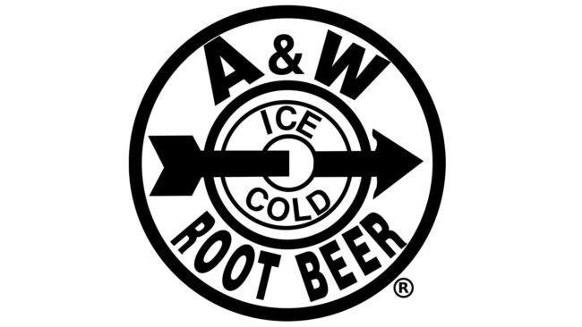 A&W Root Beer Restaurants Logo 1919-1948