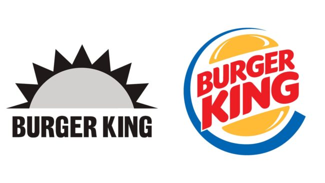Burger King logos d'entreprise d'hier à aujourd'hui