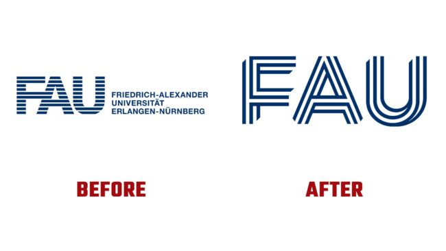 FAU Avant et Apres Logo (Histoire)