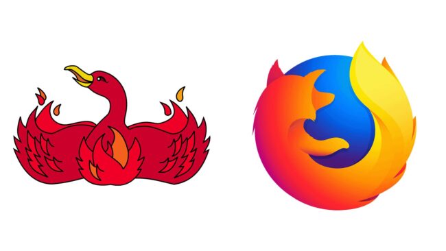 Firefox logos d'entreprise d'hier à aujourd'hui