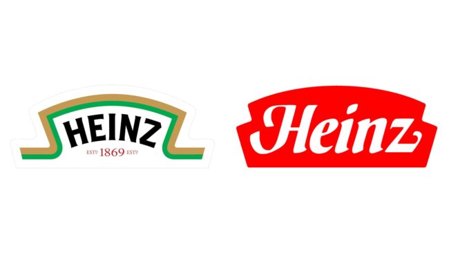 Heinz logos d'entreprise d'hier à aujourd'hui