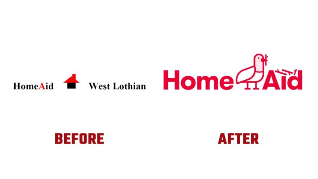 HomeAid West Lothian Avant et Apres Logo (histoire)