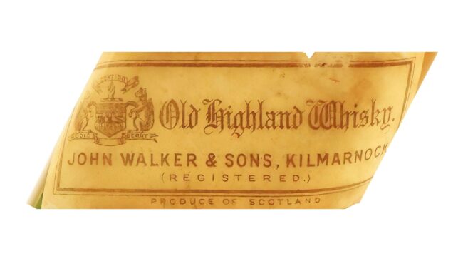 Johnnie Walker Logo 1865-1909