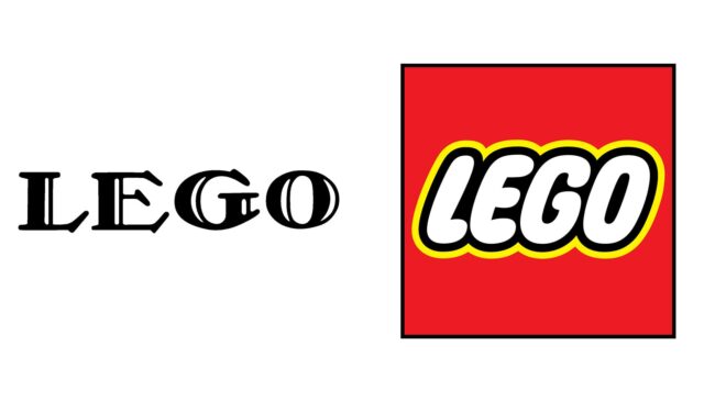 LEGO logos d'entreprise d'hier à aujourd'hui