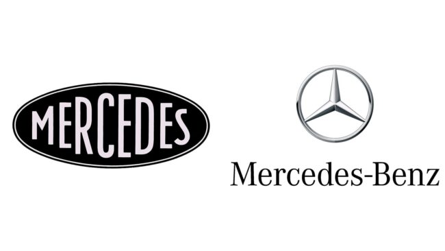 Mersedes-Benz logos d'entreprise d'hier à aujourd'hui