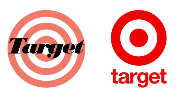 Target logos d'entreprise d'hier à aujourd'hui