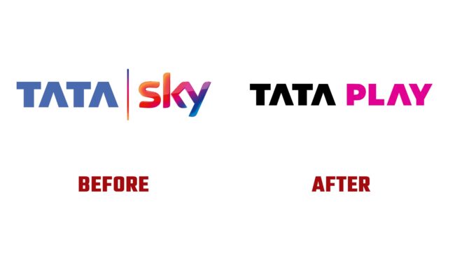 Tata Play Avant et Apres Logo (histoire)