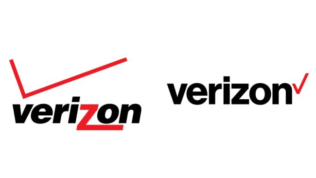 Verizon logos d'entreprise d'hier à aujourd'hui