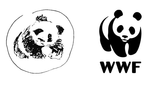 WWF logos d'entreprise d'hier à aujourd'hui