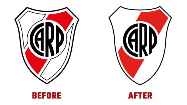 Club Atletico River Plate Avant et Apres Logo (Histoire)