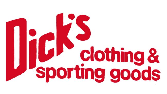 Dick's Clothing & Sporting Goods Logo 1958-1980