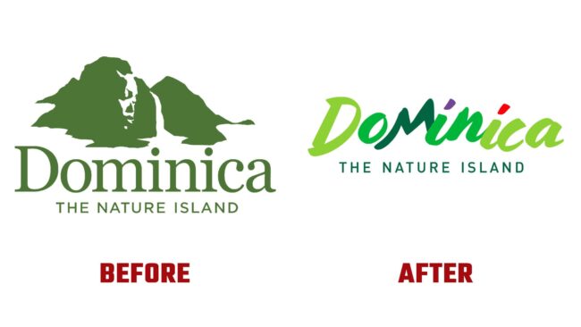 Dominica Avant et Apres Logo (Histoire)