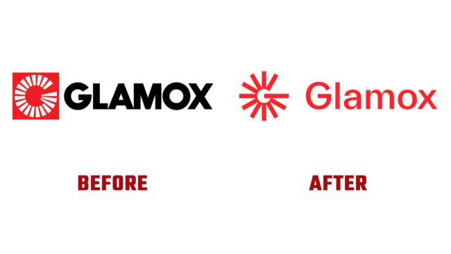 Glamox Avant et Apres Logo (Histoire)