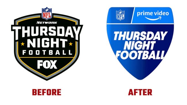 NFL Thursday Night Football Avant et Apres Logo (Histoire)