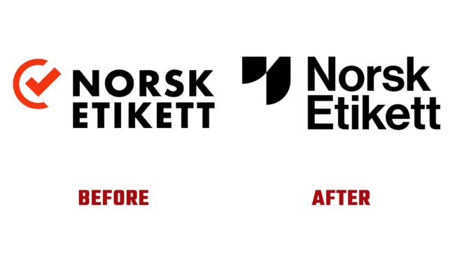 Norsk Etikett Avant et Apres Logo (Histoire)