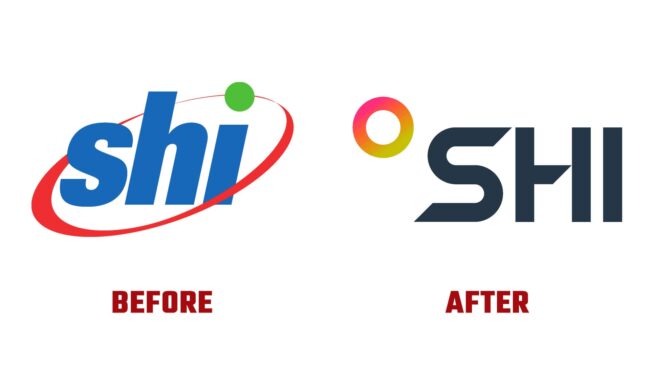 SHI Avant et Apres Logo (Histoire)