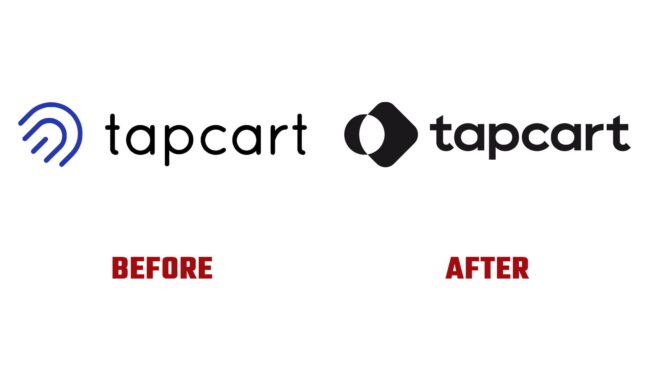 Tapcart Avant et Apres Logo (Histoire)