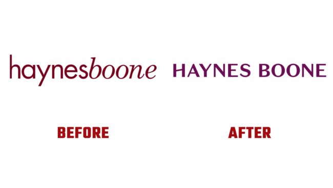 Haynes Boone Avant et Apres Logo (Histoire)