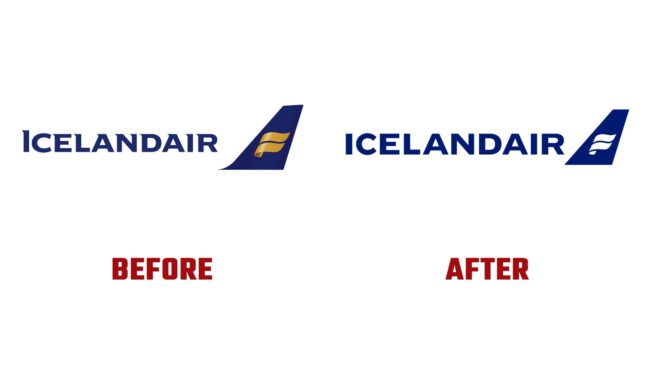 Icelandair Avant et Apres Logo (Histoire)