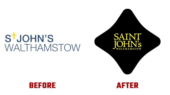 Saint John's Walthamstow Avant et Apres Logo (Histoire)