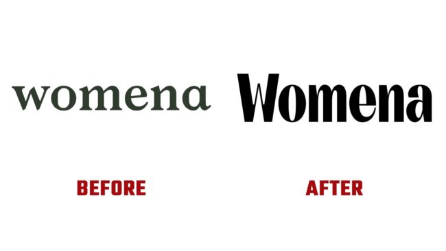 Womena Avant et Apres Logo (Histoire)