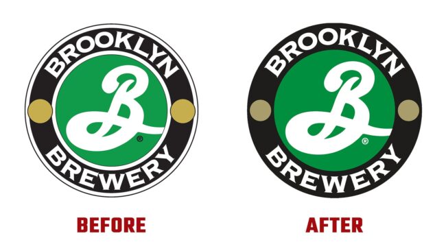 Brooklyn Brewery Avant et Apres Logo (Histoire)