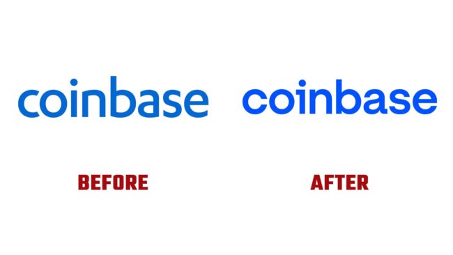 Coinbase Avant et Apres Logo (Histoire)