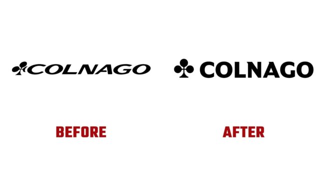 Colnago Avant et Apres Logo (Histoire)