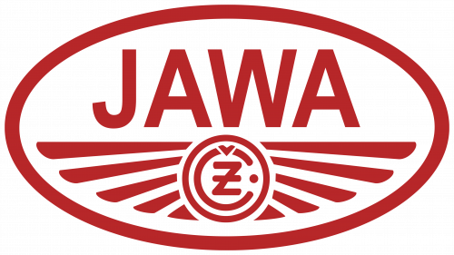 Logo de Jawa Moto en 1954