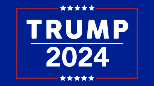 Emblème de Donald Trump presidential campaign 2024