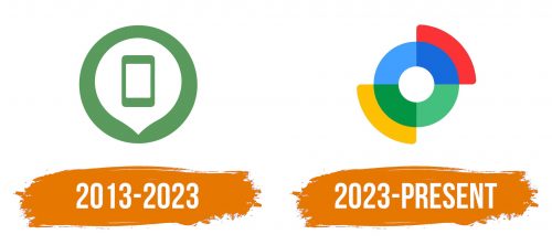 Histoire du logo de Find My Device