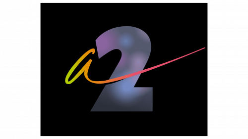 Logo de Antenne 2 en 1986