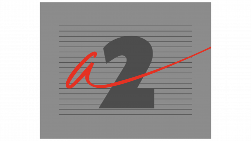 Logo de Antenne 2 en 1987
